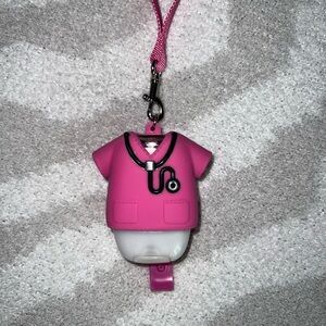 Bath and Body Pink Scrub Hand Sanitizer Holder